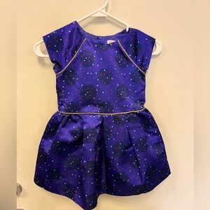 Cat & Jack Purple polka dot dress